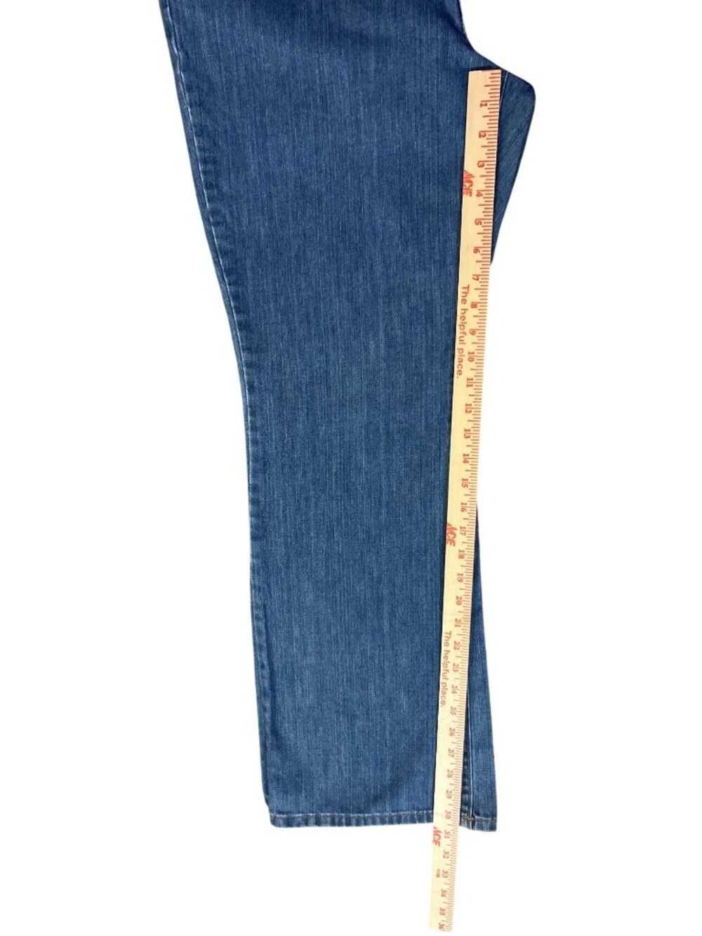 Lands' End Jeans Women's Size 16 x 32 Straight Leg 100% Cotton Denim Used - Picture 11 of 16